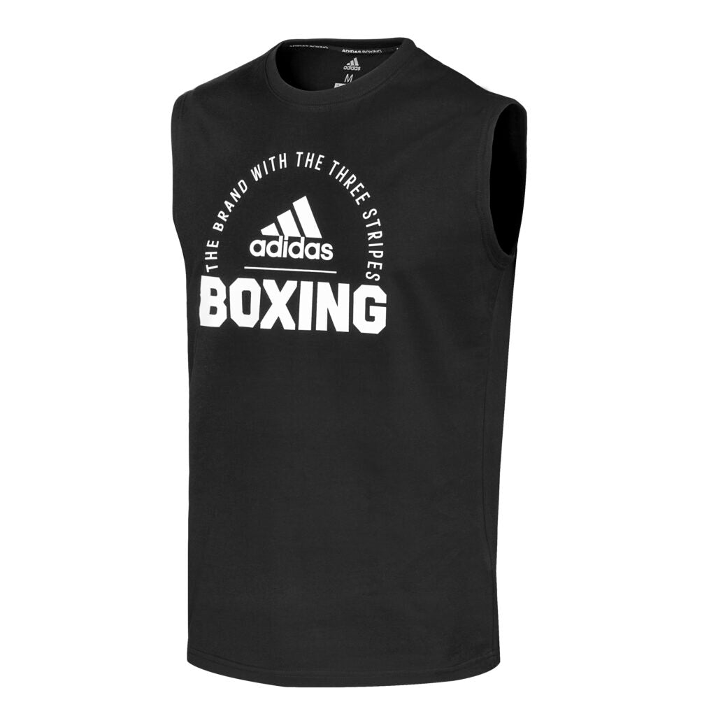 Adidas Boxing ärmlös T-shirt – Svart