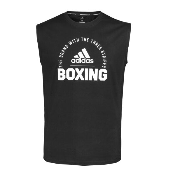 Community Boxing ärmlös T-shirt – Svart från Adidas