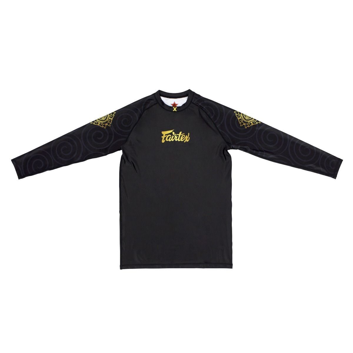 FAIRTEX 'NINLAPAT' BLACK RASH GUARD (RG6)