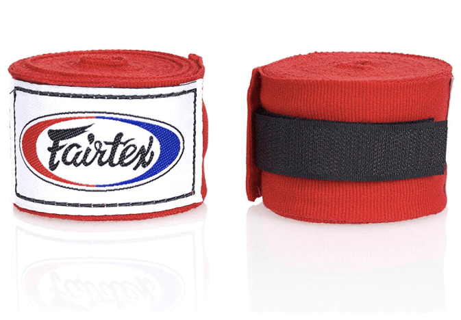 Fairtex Hand Wraps Red