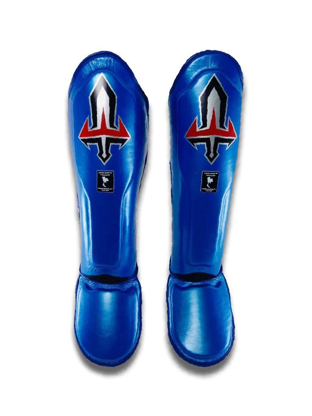 Metallic Blue Shin Guards