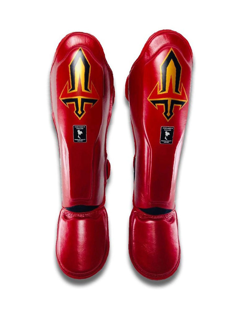 Metallic Red Shin Guards