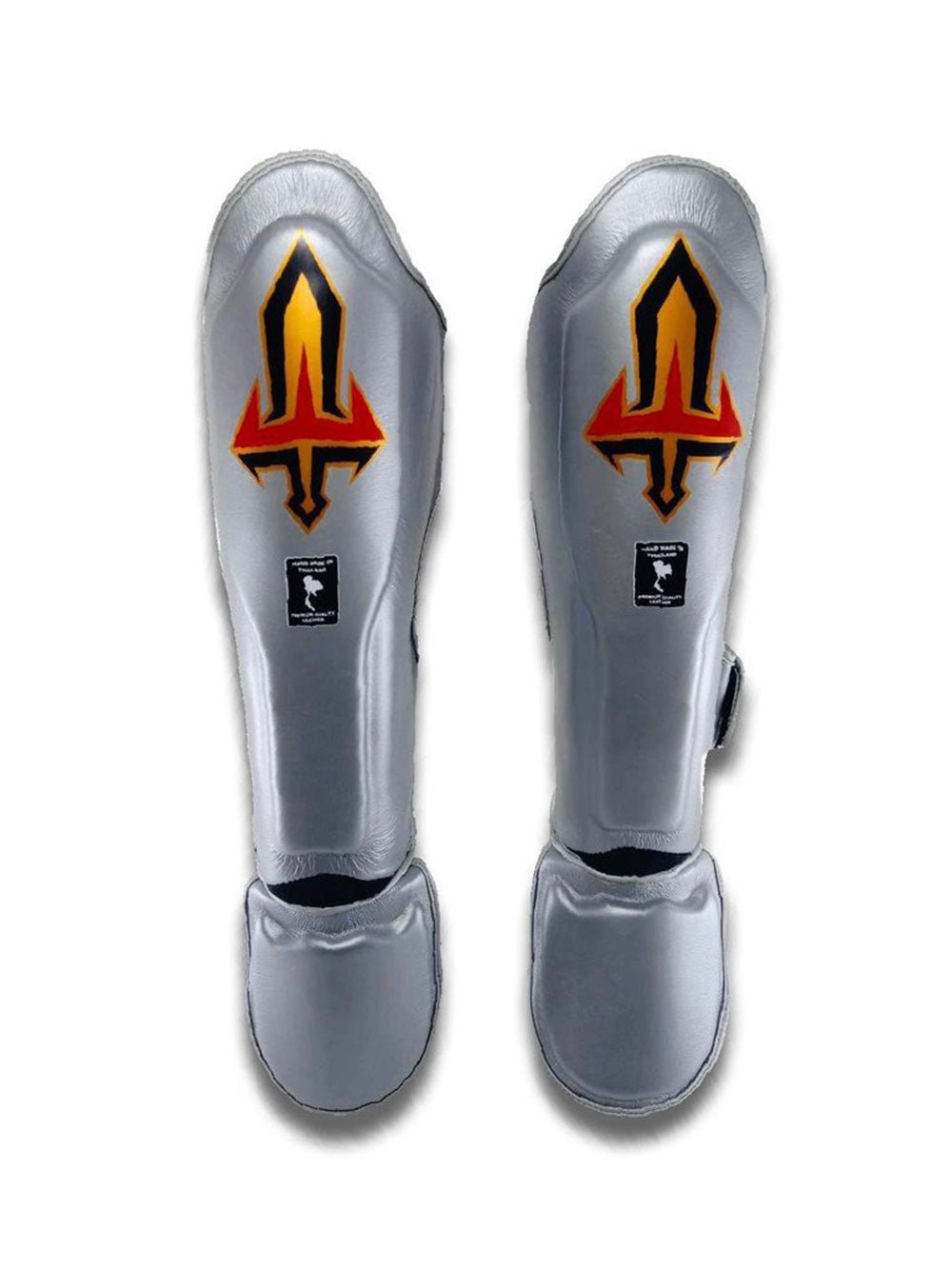 Silver Muay Thai Shin Guards