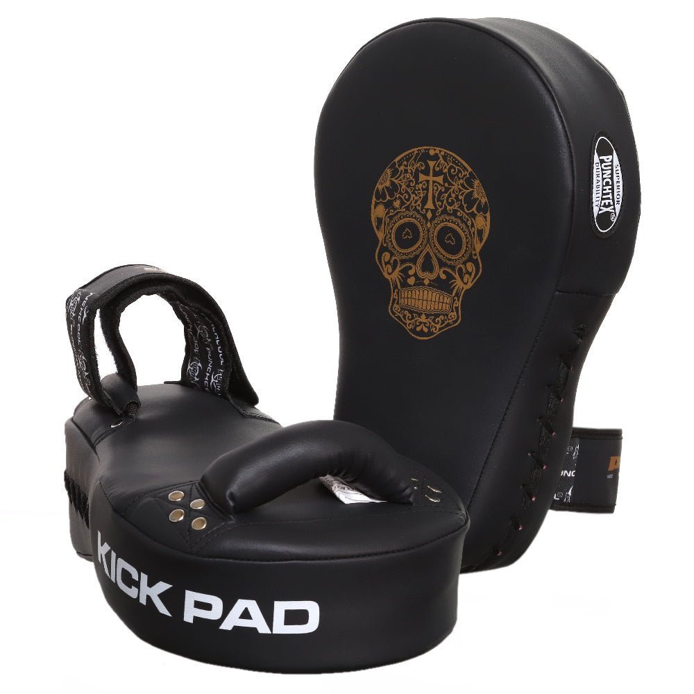 Samlarföremål Gold Skull Urban Thai Kick Pads