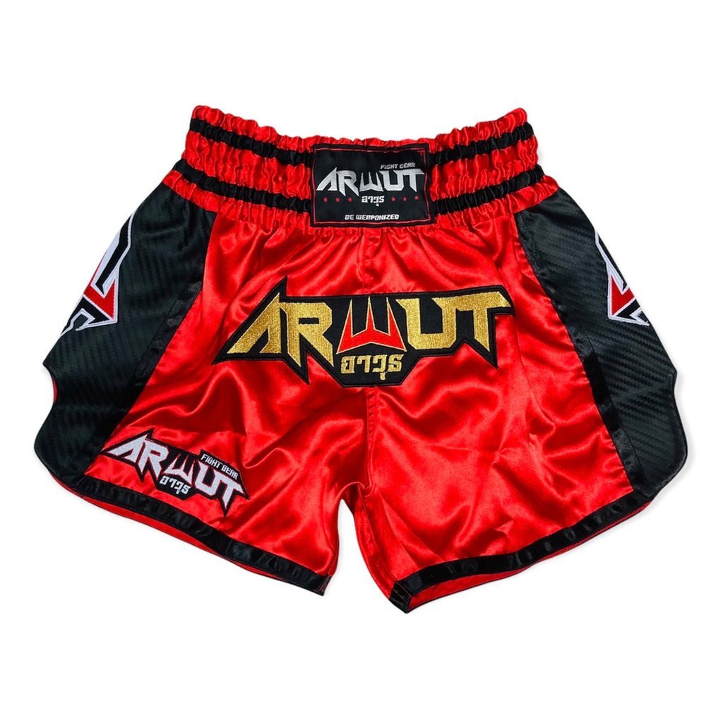 Arwut Muay Thai Shorts "Carbon" Edition