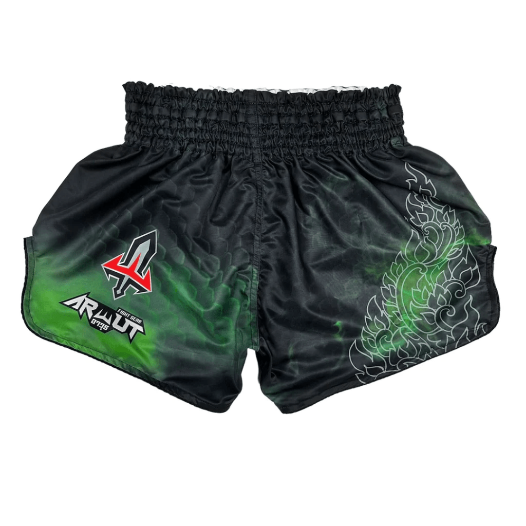 Arwut Muay Thai Shorts Naga (ormtryck)