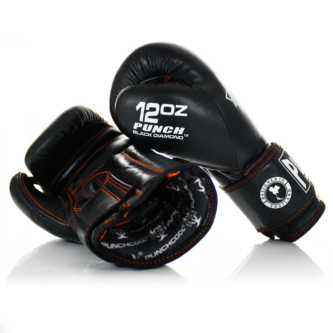 Punch Muay Thai boxningshandskar Black Diamond