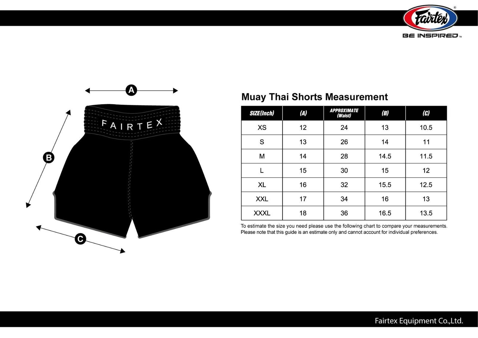 FAIRTEX - "ALMA" MUAY THAI SHORTS (BS1914)