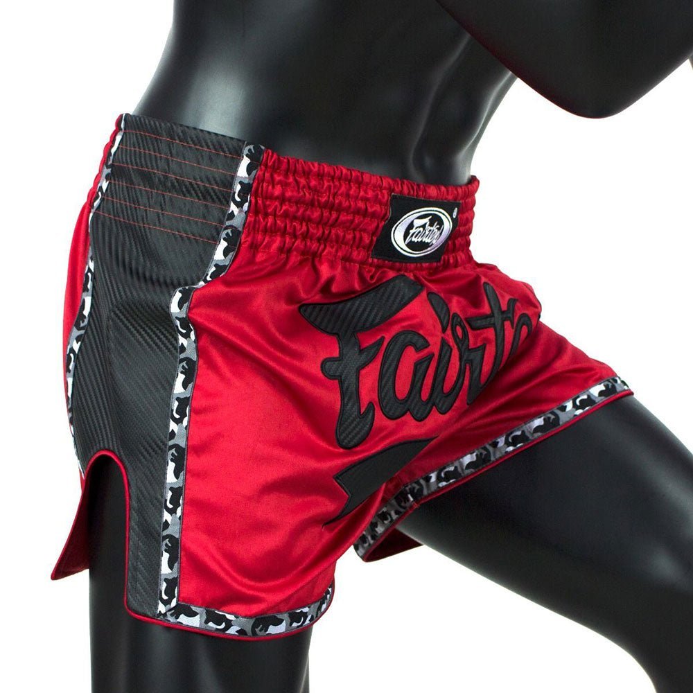 Fairtex Muay Thai Shorts - BS1703 Röd/Svart