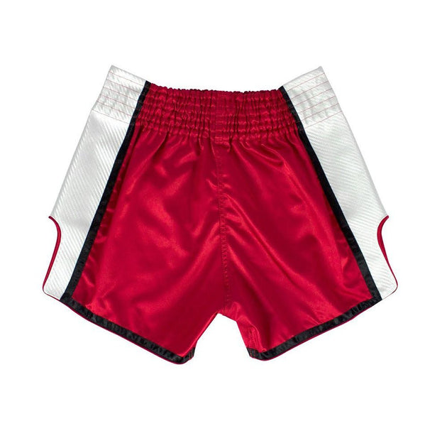 Muay Thai Shorts Red White BS1704