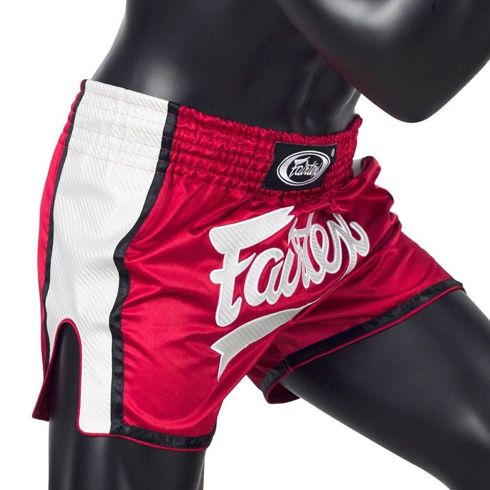 Fairtex Muay Thai Shorts - BS1704 Röd/Vit