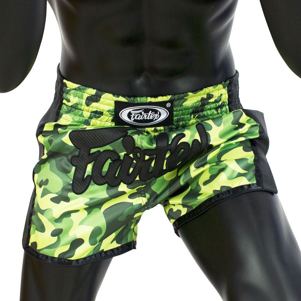 Fairtex Muay Thai Shorts - BS1710 Green Camo