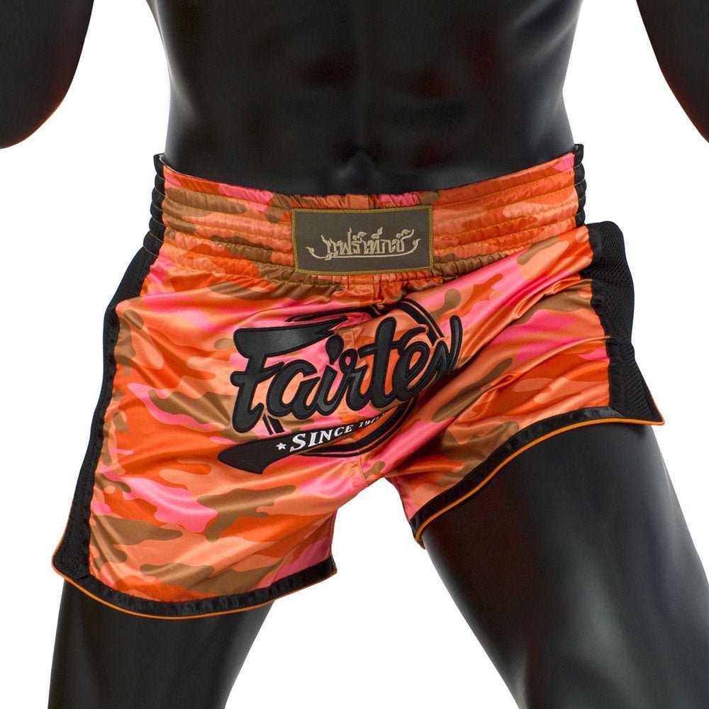 Fairtex Muay Thai Shorts - BS1711 Orange Camo