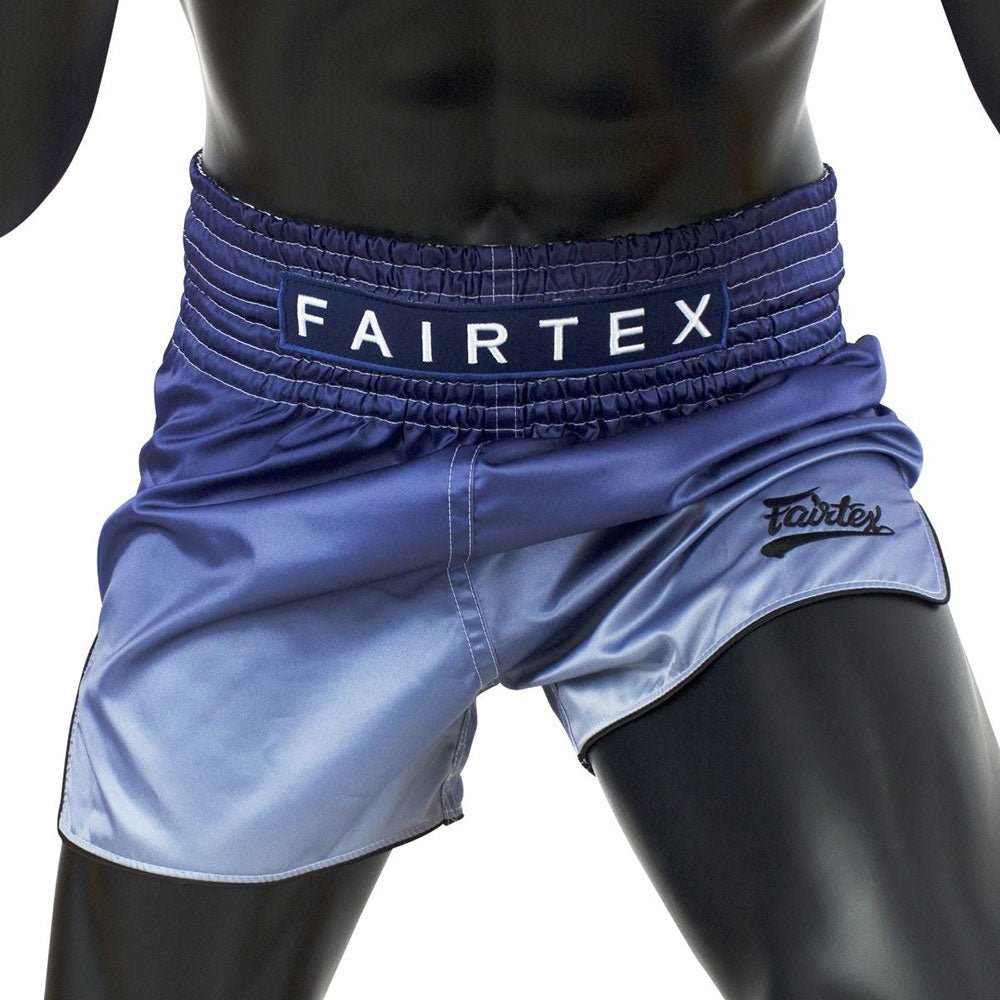 Fairtex Muay Thai Shorts - BS1905 Fade (blå)