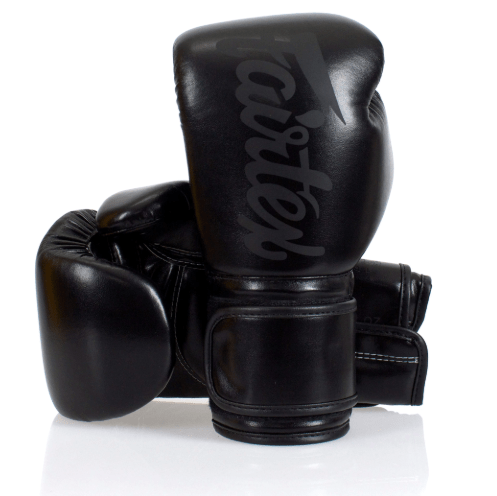 Fairtex Solid Black Microfiber boxningshandskar (BGV14-SB)