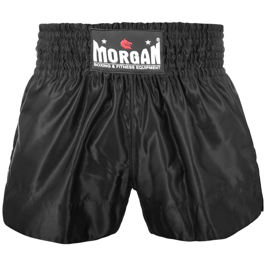 MORGAN MUAY THAI SHORTS - BLACK