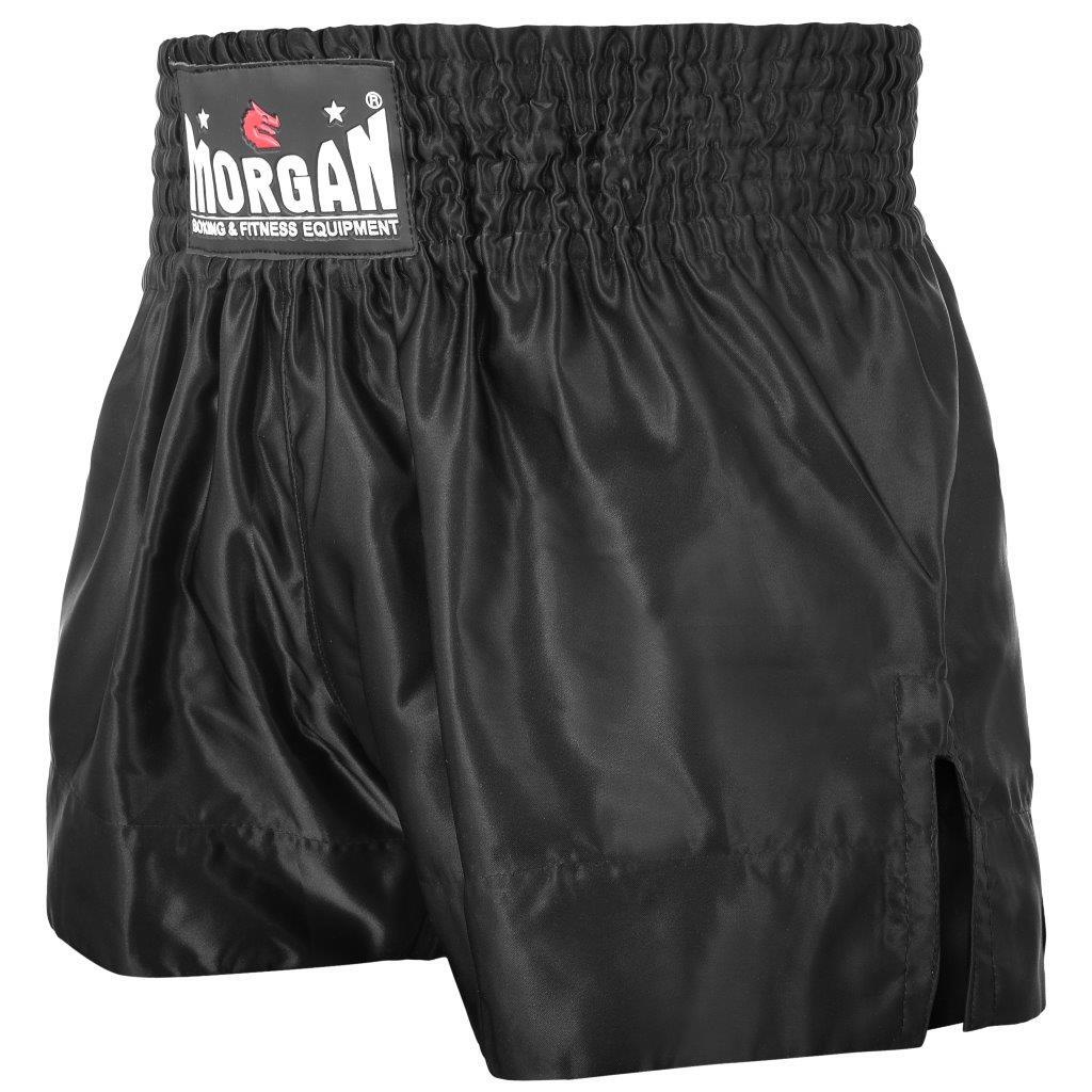 MORGAN MUAY THAI SHORTS - BLACK