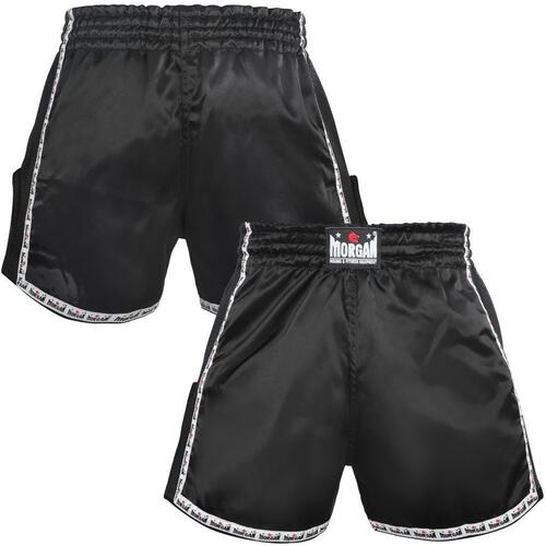 Morgan Retro Svarta Muay Thai Shorts