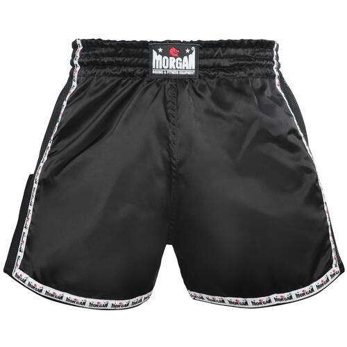 Morgan Retro Svarta Muay Thai Shorts