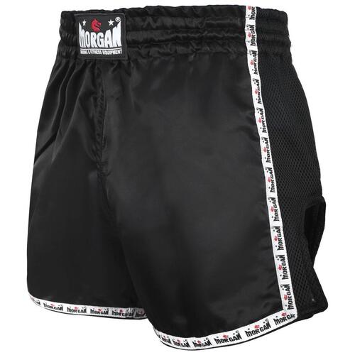 Morgan Retro Svarta Muay Thai Shorts