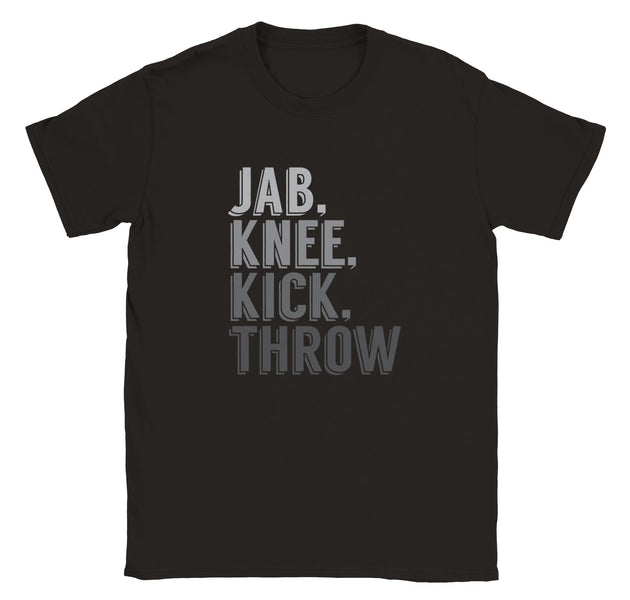 Jab Knee Kick Throw T-shirt