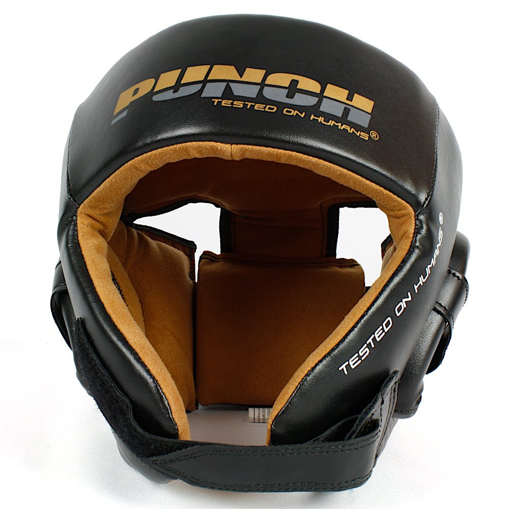 Punch Urban Open Face Headgear  Black