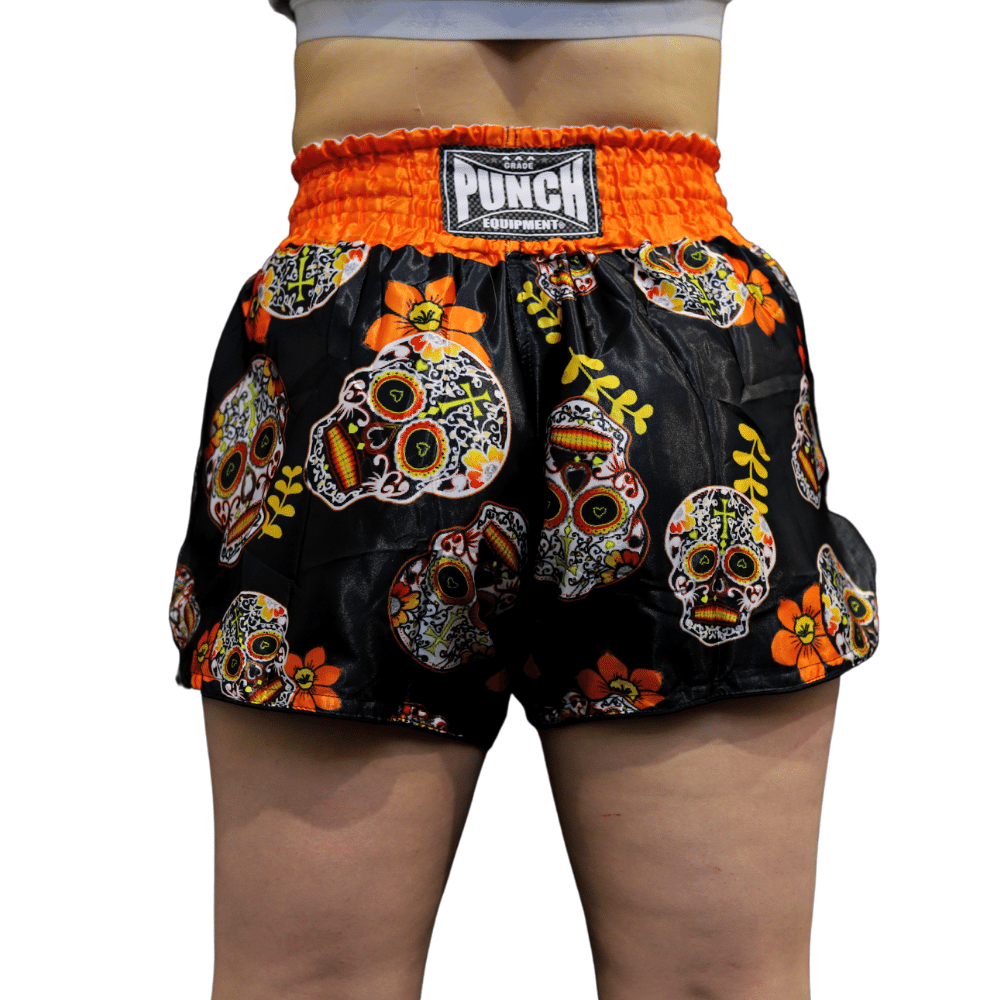 Punch® – Candy Skulls- Muay Thai-shorts för damer