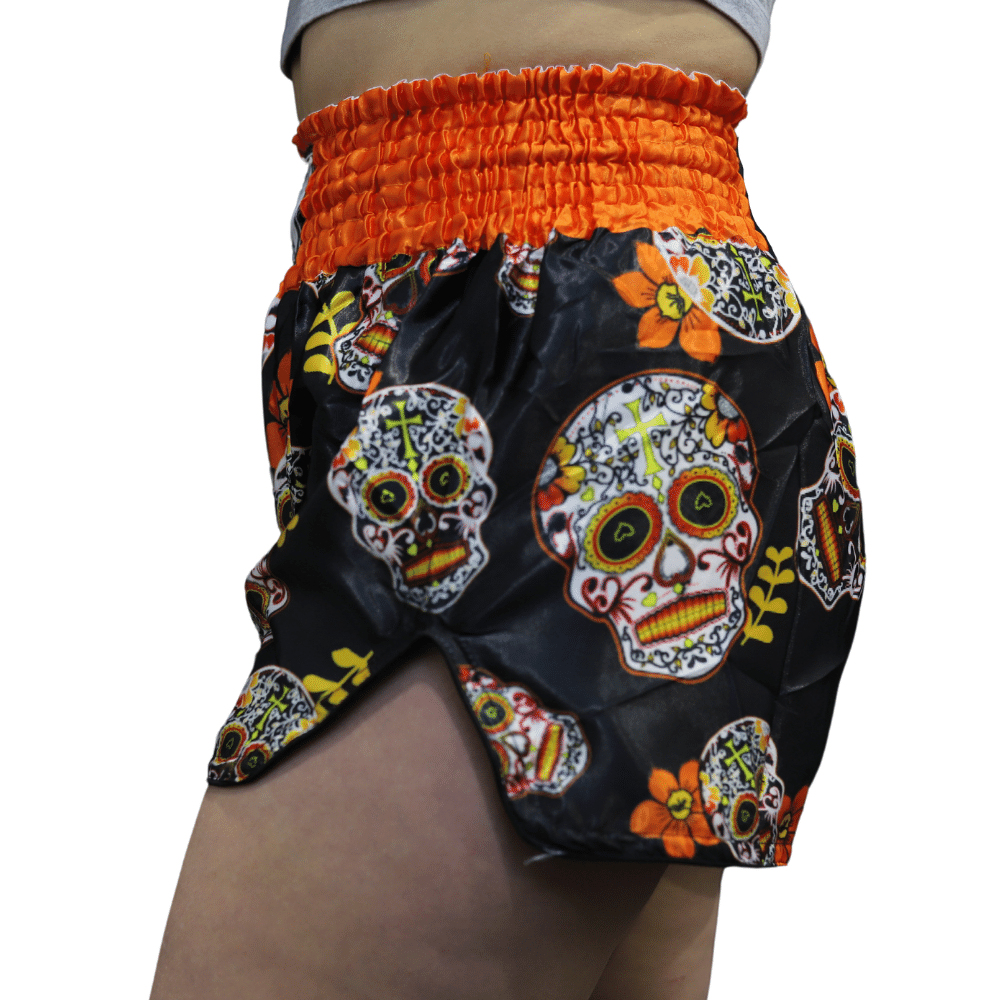 Punch® – Candy Skulls- Muay Thai-shorts för damer