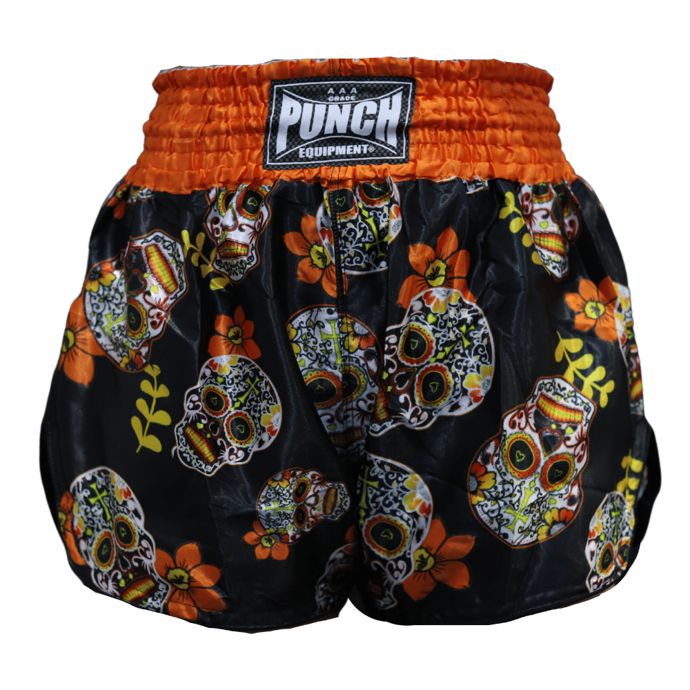 Punch® – Candy Skulls- Muay Thai-shorts för damer