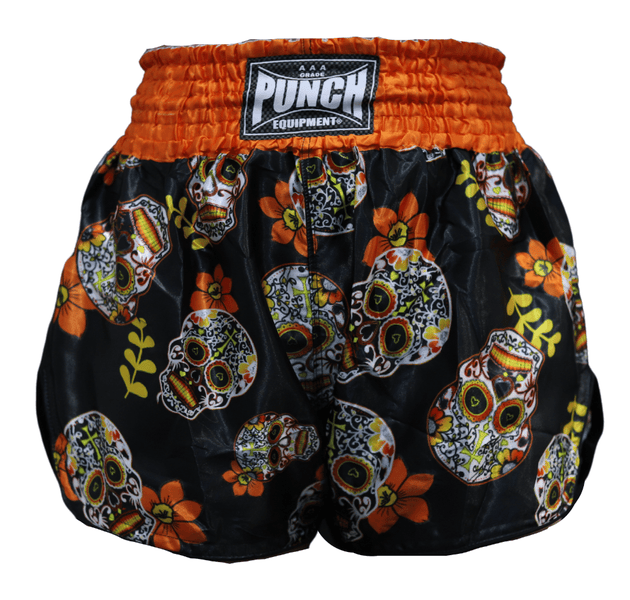 Punch® – Candy Skulls- Muay Thai-shorts för damer