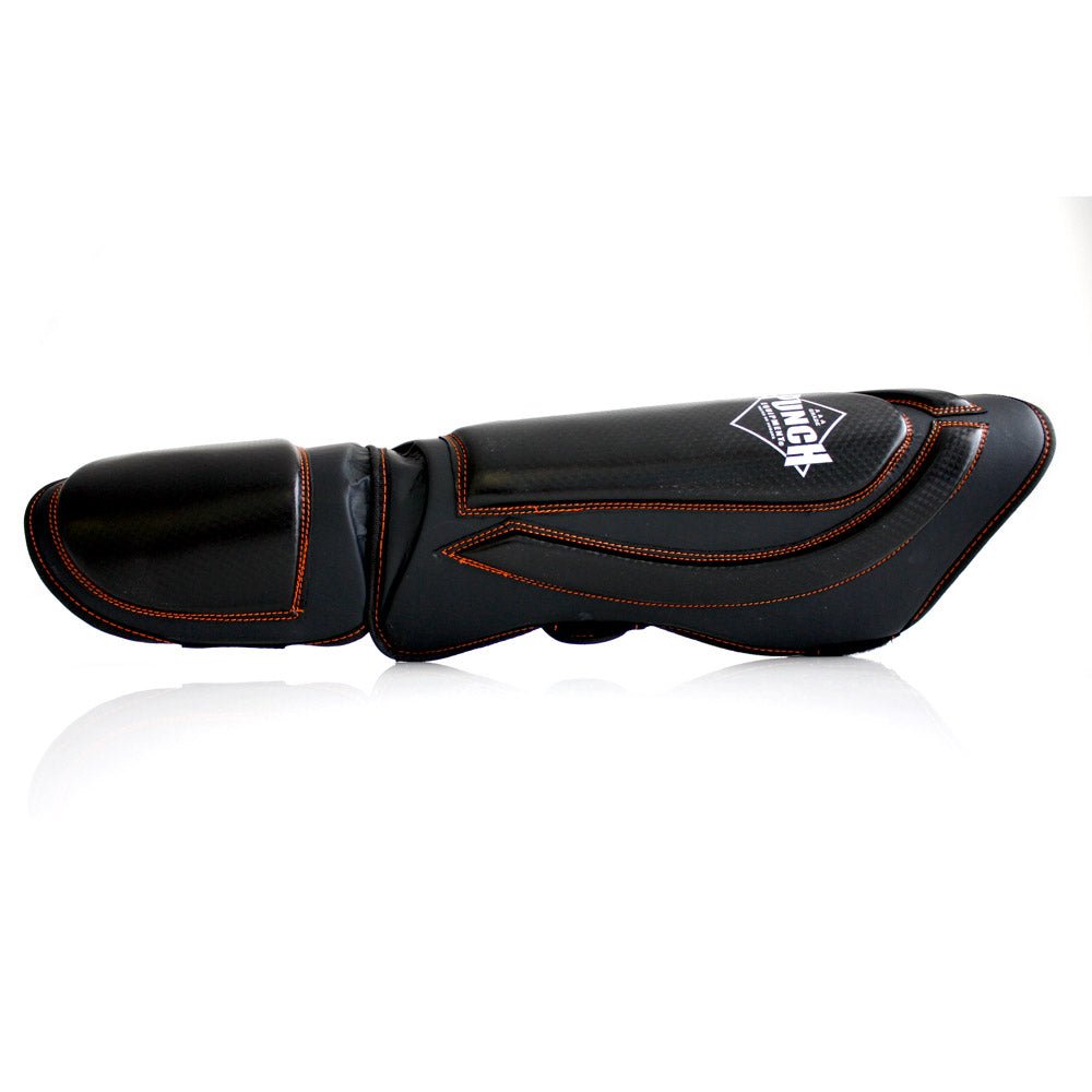 Precision Black Diamond Muay Thai Shin Pads - Punch