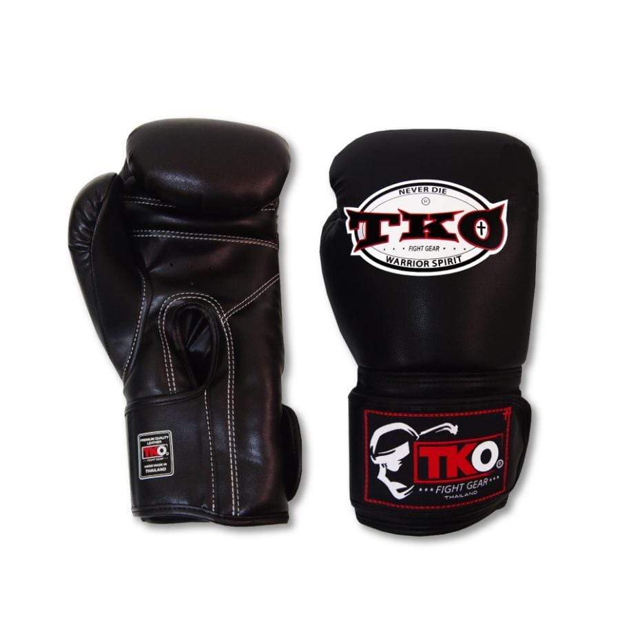 Black TKO Boxing Gloves